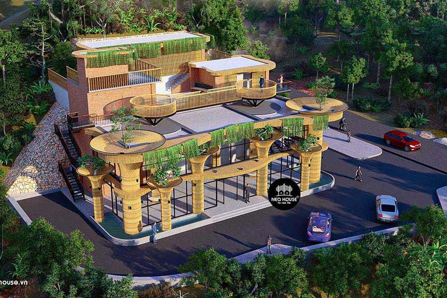 Mẫu Thiết Kế Trạm Dừng Chân 13x20m Đơn Giản Tiết Kiệm Chi Phí – TD01